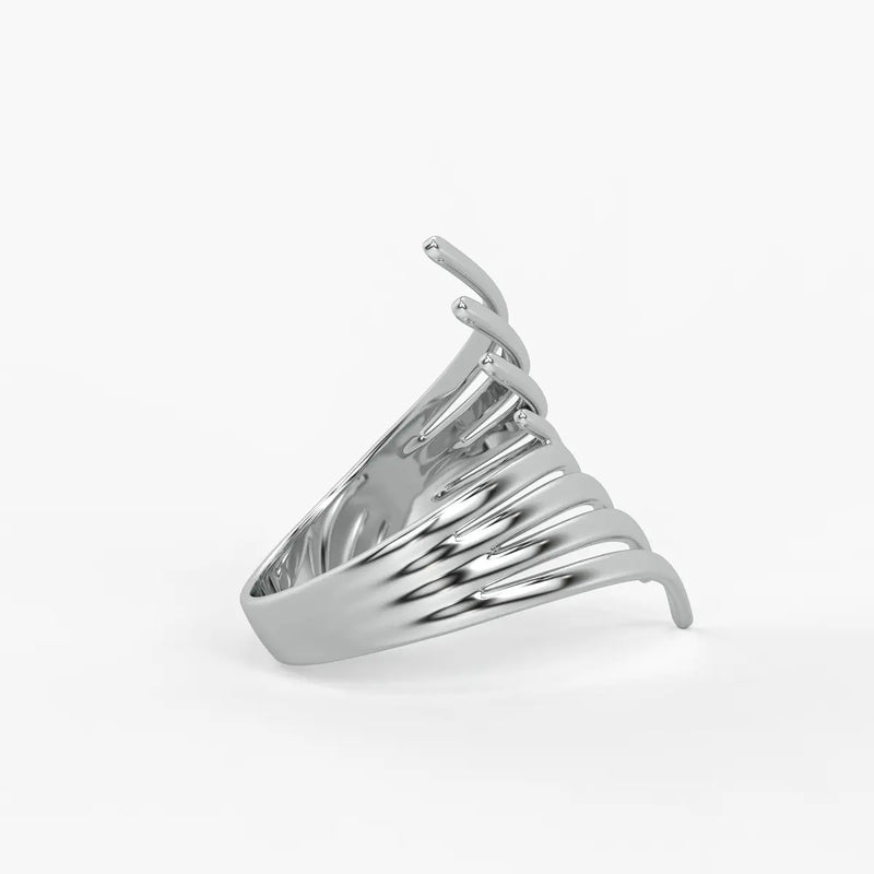 Flow Curve Statement Ladies Ring