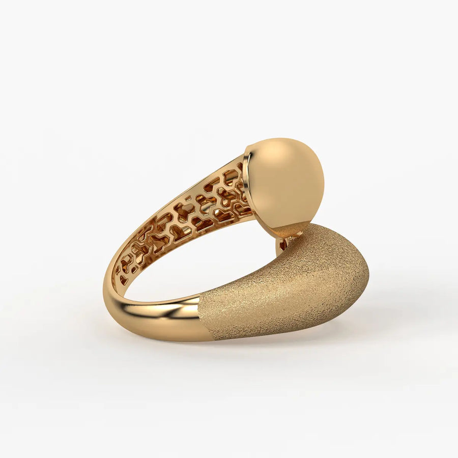 Lunexa Twin Form Contemporary Ring