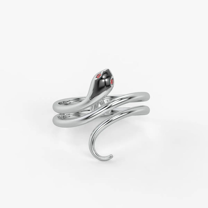 Serpelle Twist Snake Statement Ring