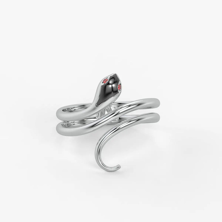 Serpelle Twist Snake Statement Ring