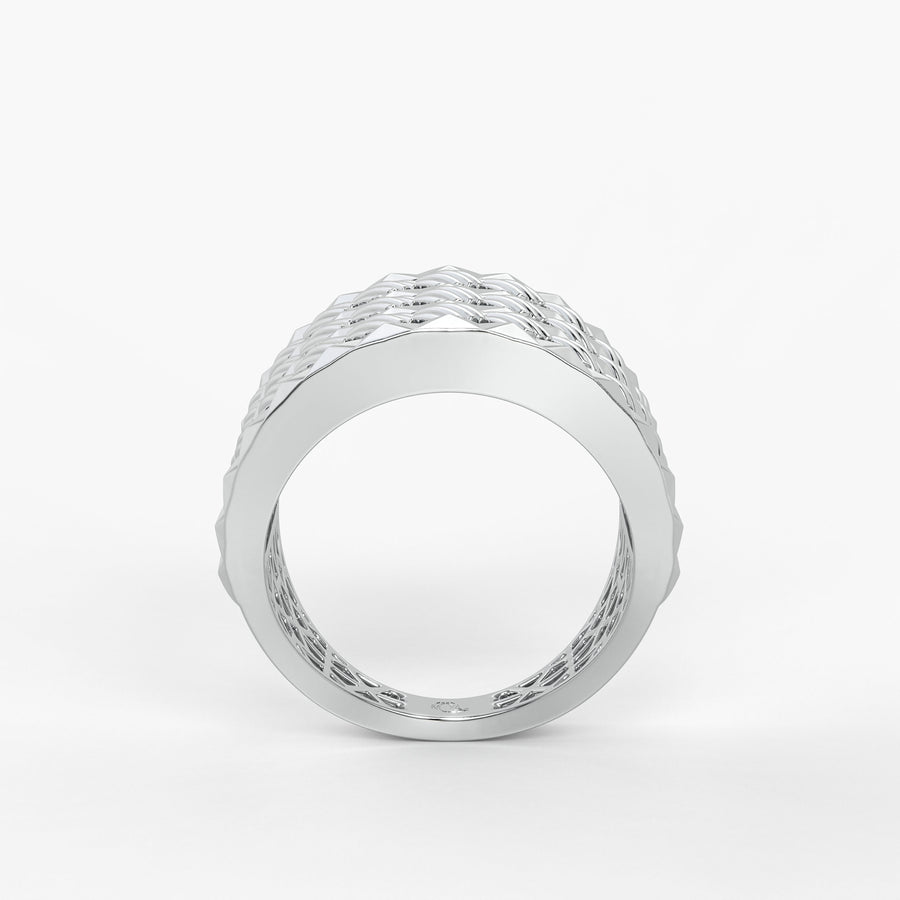 Rivet Stack Statement Ladies Ring