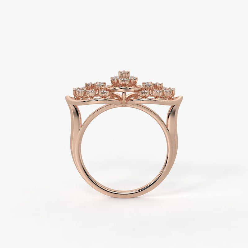 Velmora Leaflet Diamond Ring
