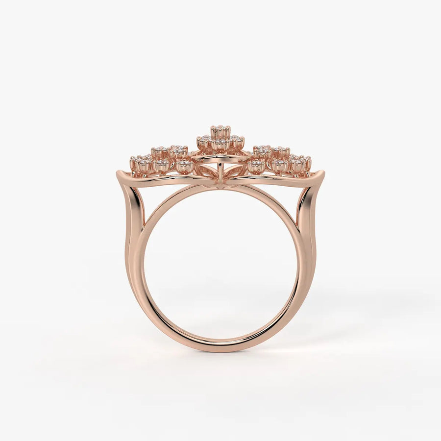 Velmora Leaflet Diamond Ring