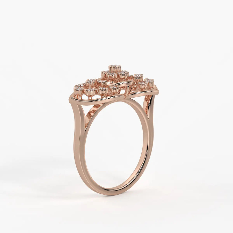 Velmora Leaflet Diamond Ring