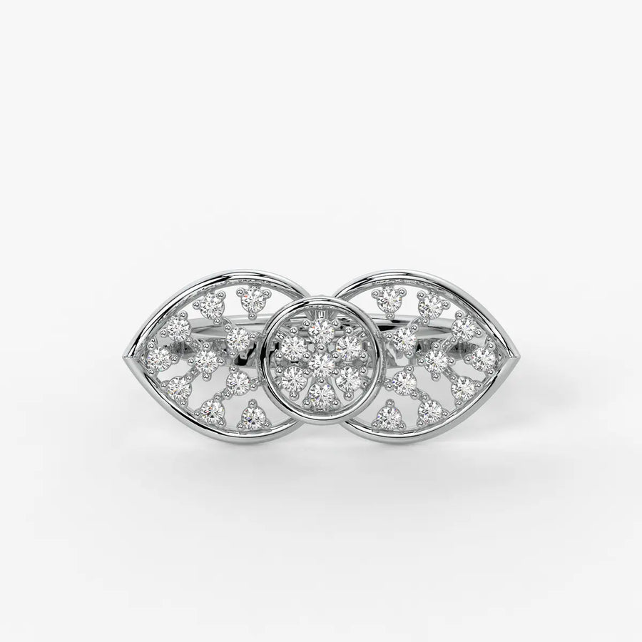 Velmora Leaflet Diamond Ring