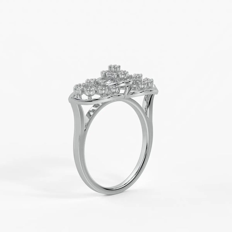 Velmora Leaflet Diamond Ring