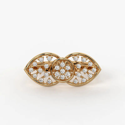 Velmora Leaflet Diamond Ring