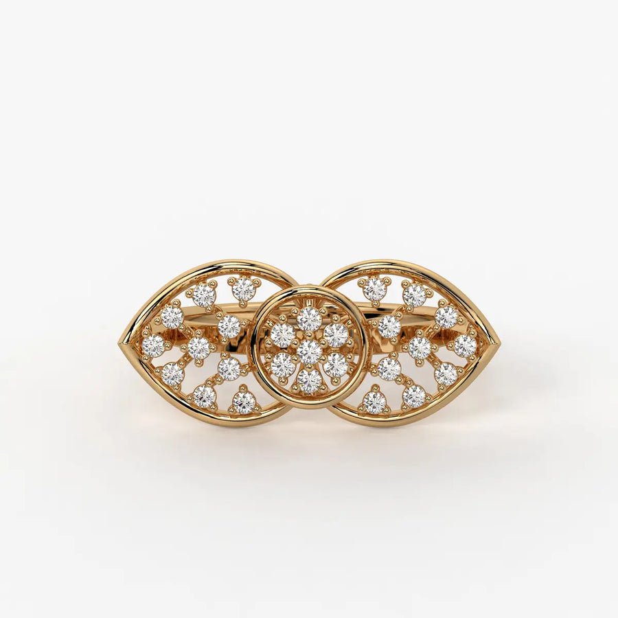 Velmora Leaflet Diamond Ring