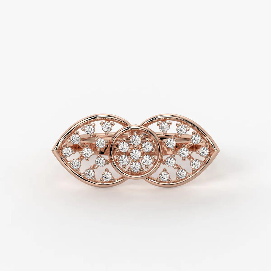 Velmora Leaflet Diamond Ring