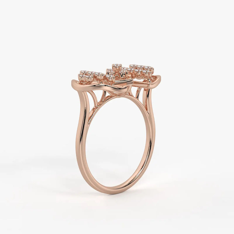 Ornixa Dual Arc Diamond Statement Ring