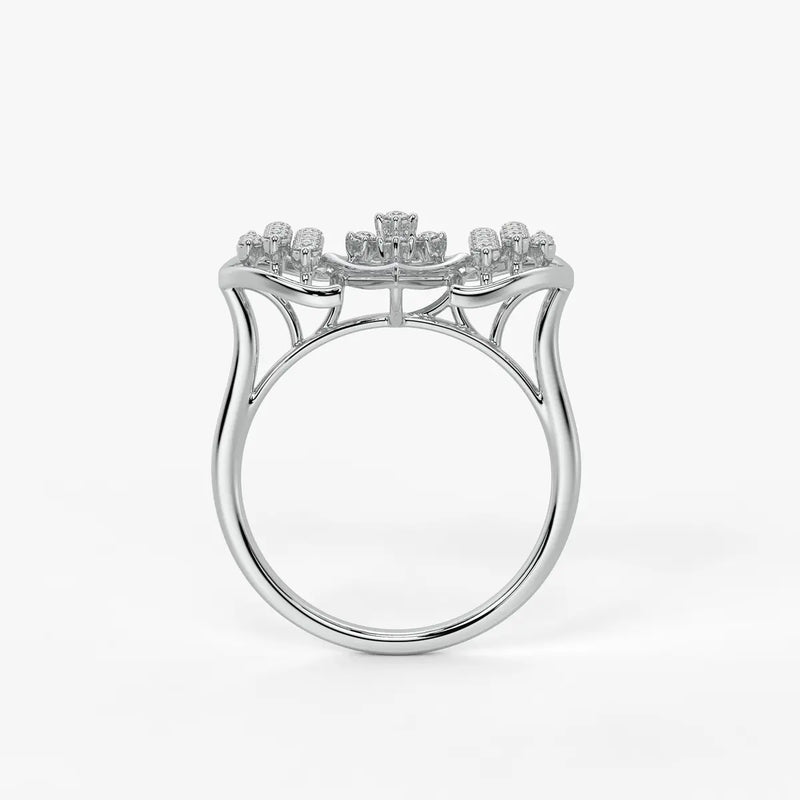 Ornixa Dual Arc Diamond Statement Ring