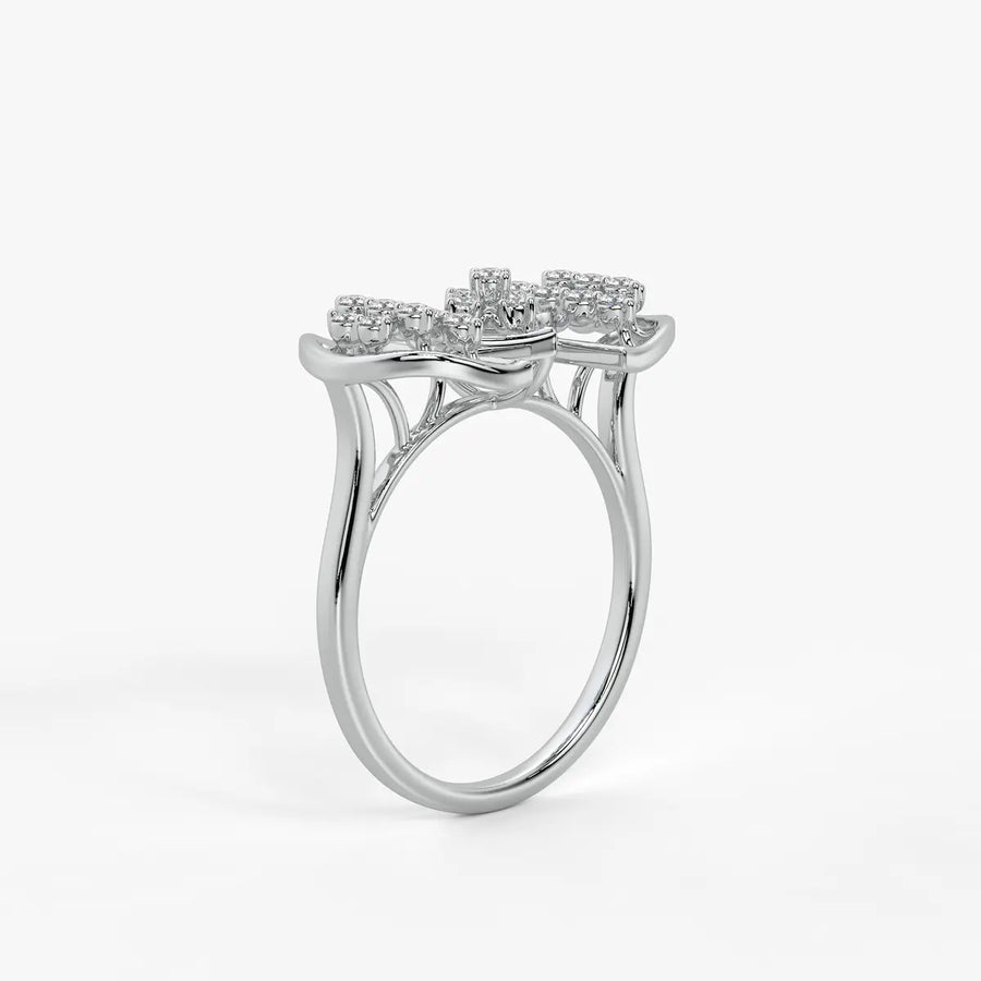 Ornixa Dual Arc Diamond Statement Ring