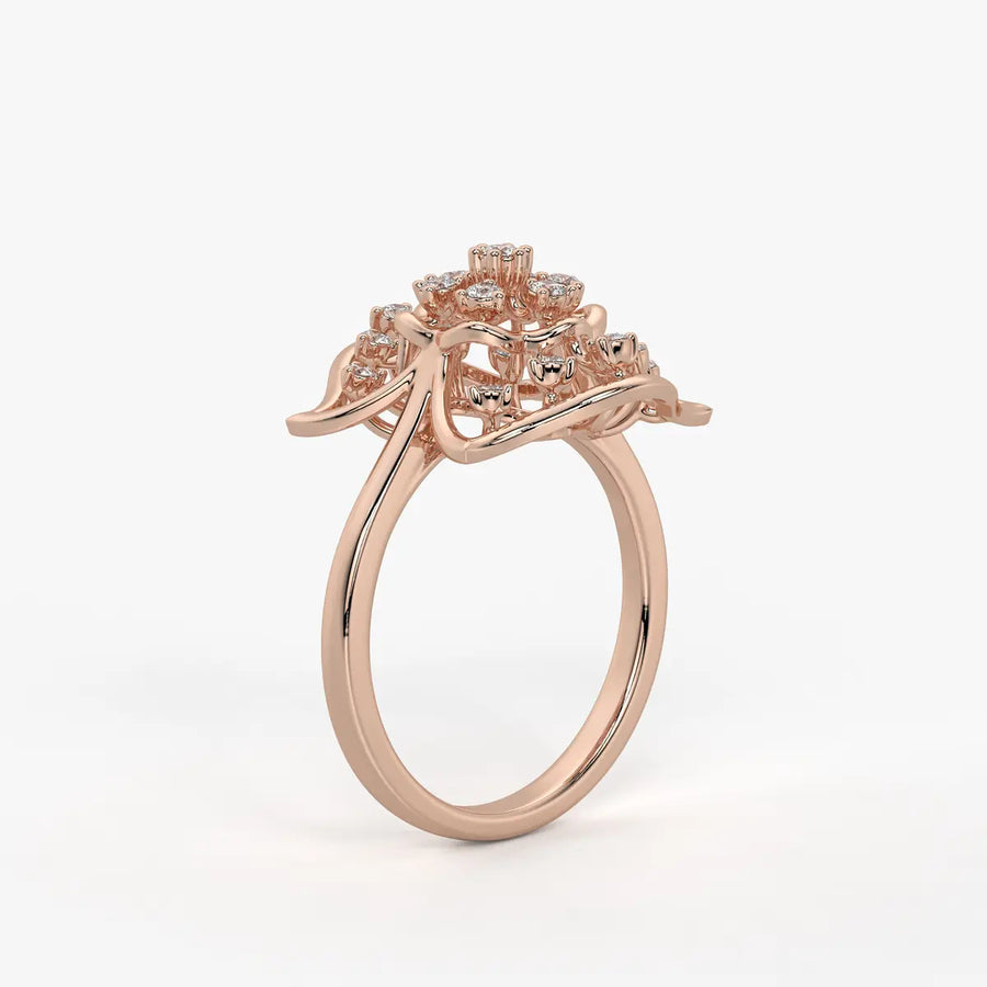 Florique Radiant Bloom Diamond Ring