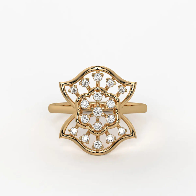 Florique Radiant Bloom Diamond Ring