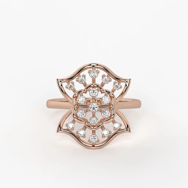 Florique Radiant Bloom Diamond Ring