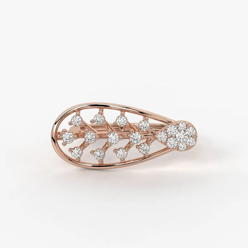 Elowen Leafdrop Diamond Statement Ring