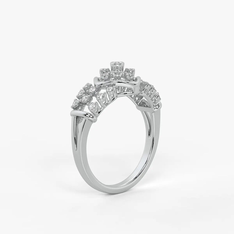 Averelle Lattice Bloom Diamond Ring