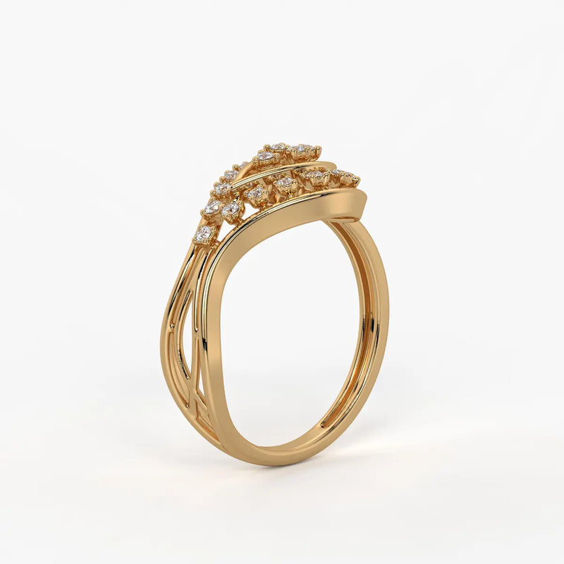 Aurevia Bloom Teardrop Diamond Ring