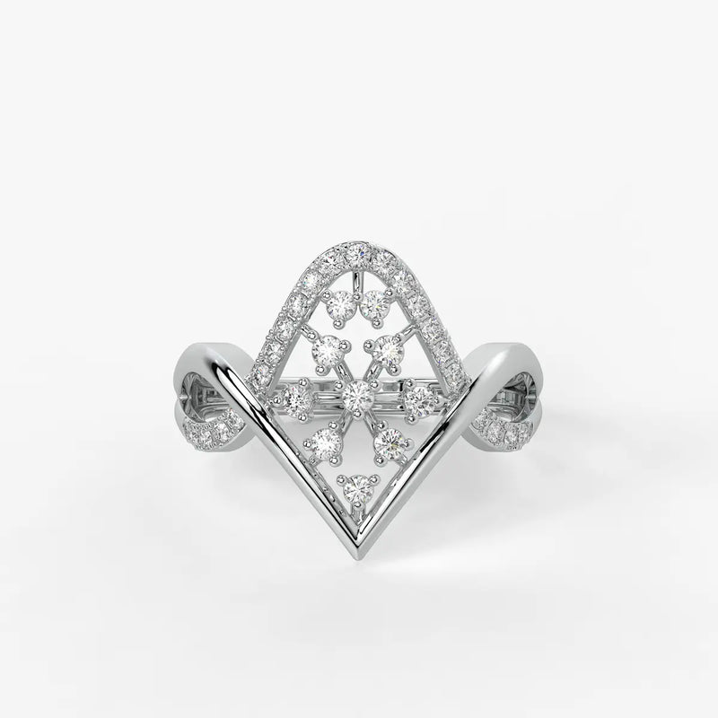 Elvaria Starspire Halo Ring