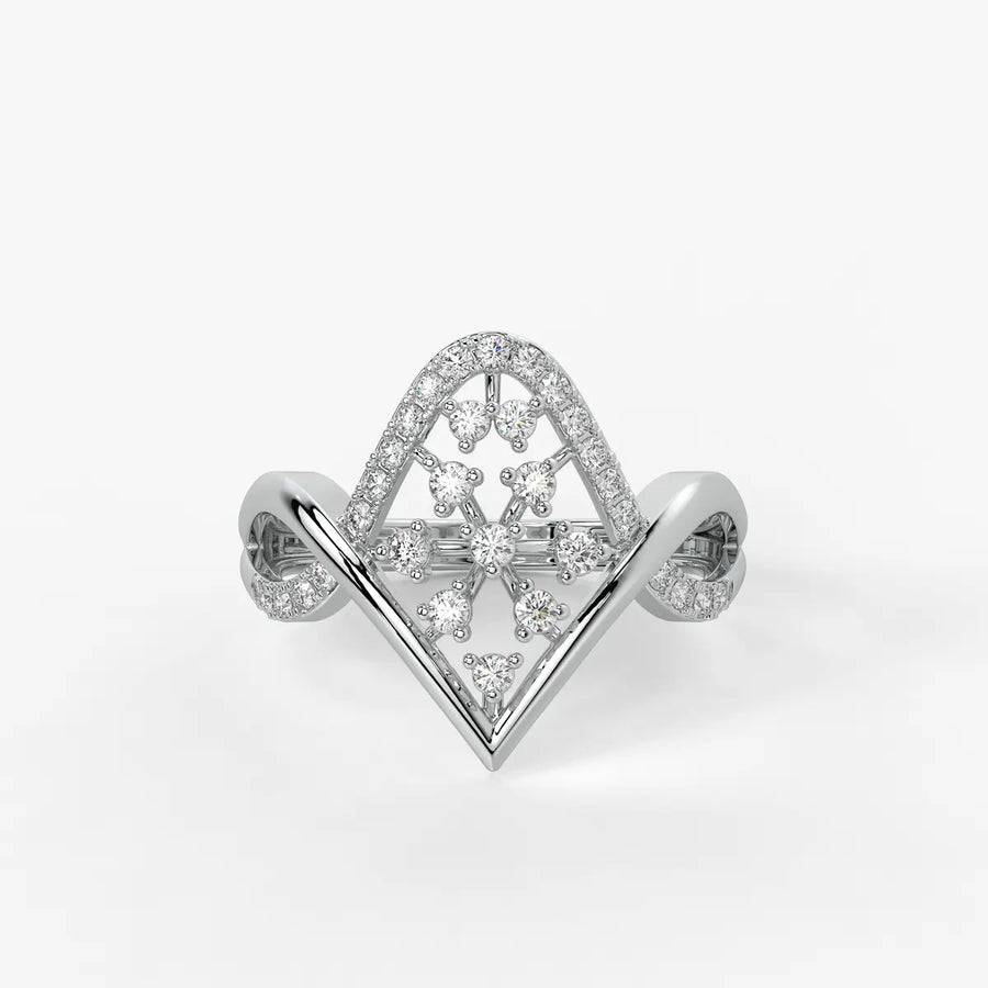 Elvaria Starspire Halo Ring