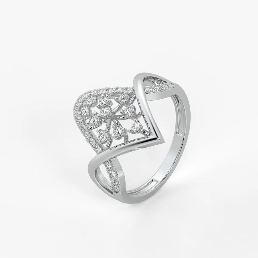 Elvaria Starspire Halo Ring