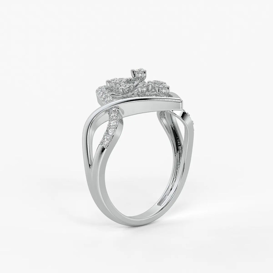 Elvaria Starspire Halo Ring