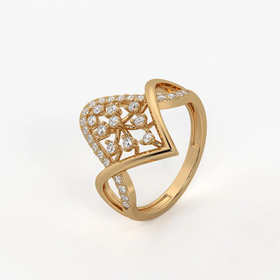 Elvaria Starspire Halo Ring