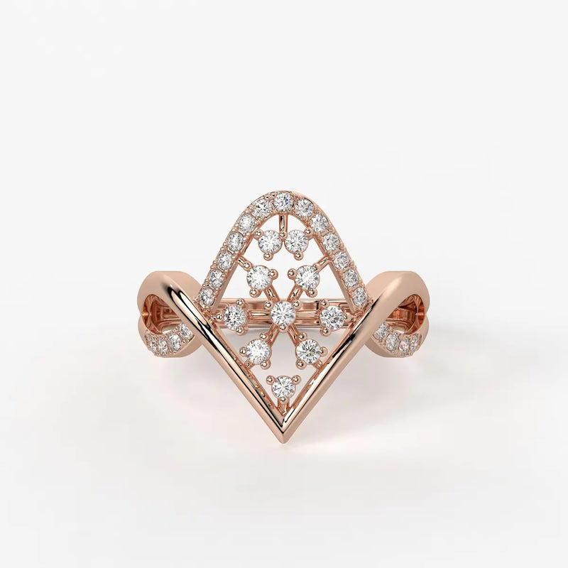 Elvaria Starspire Halo Ring