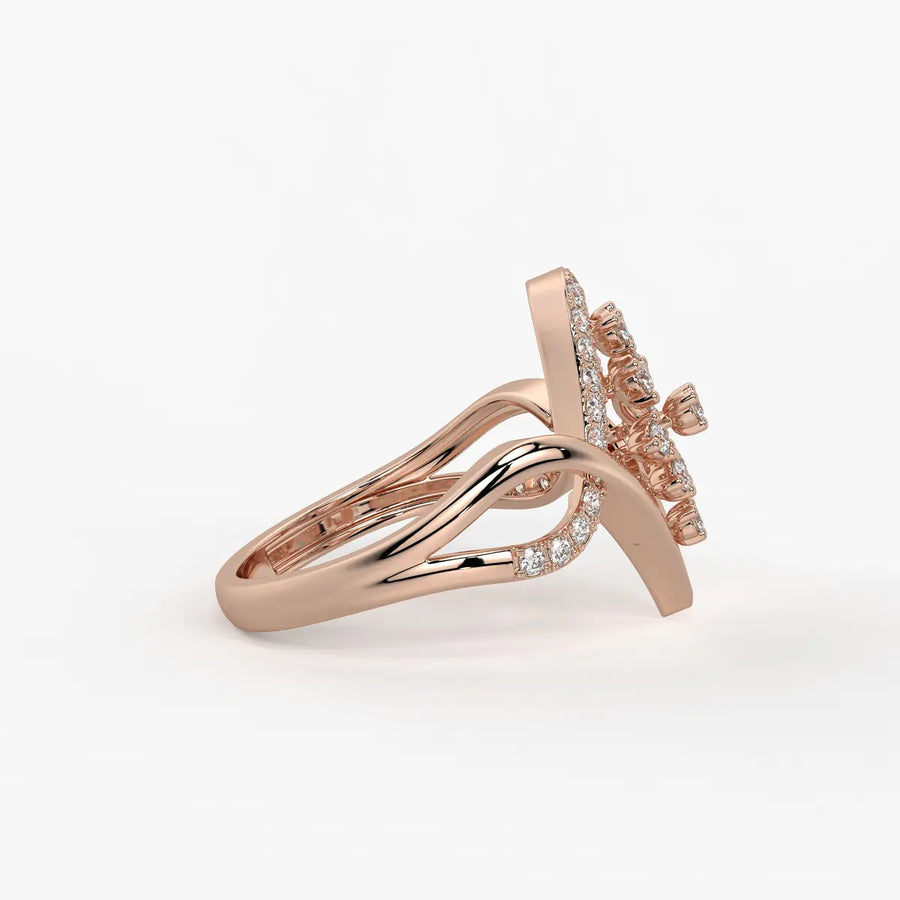 Elvaria Starspire Halo Ring