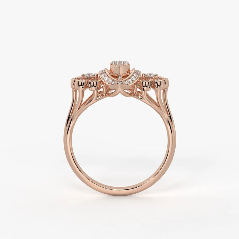 Navira Regal Marquise Glow Diamond Ring