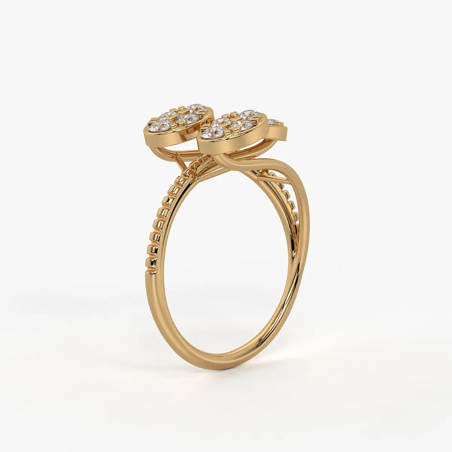 Florique Trio Petal Diamond Ring