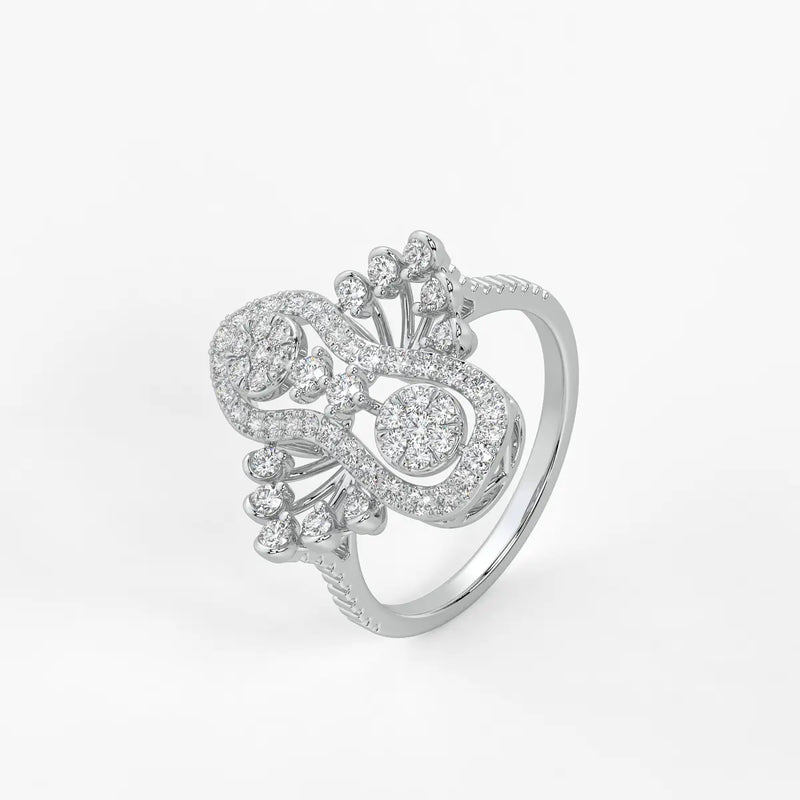 Aurevina Infinity Bloom Diamond Ring