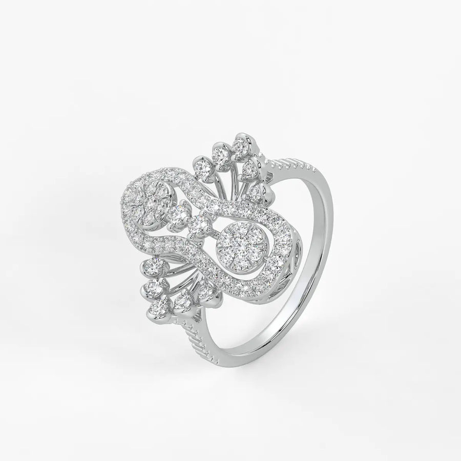 Aurevina Infinity Bloom Diamond Ring
