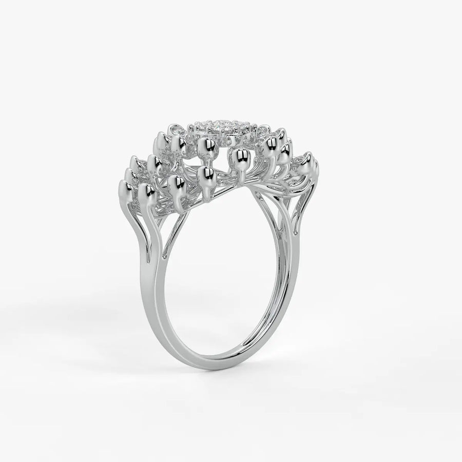 Solmira Radiant Burst Diamond Ring