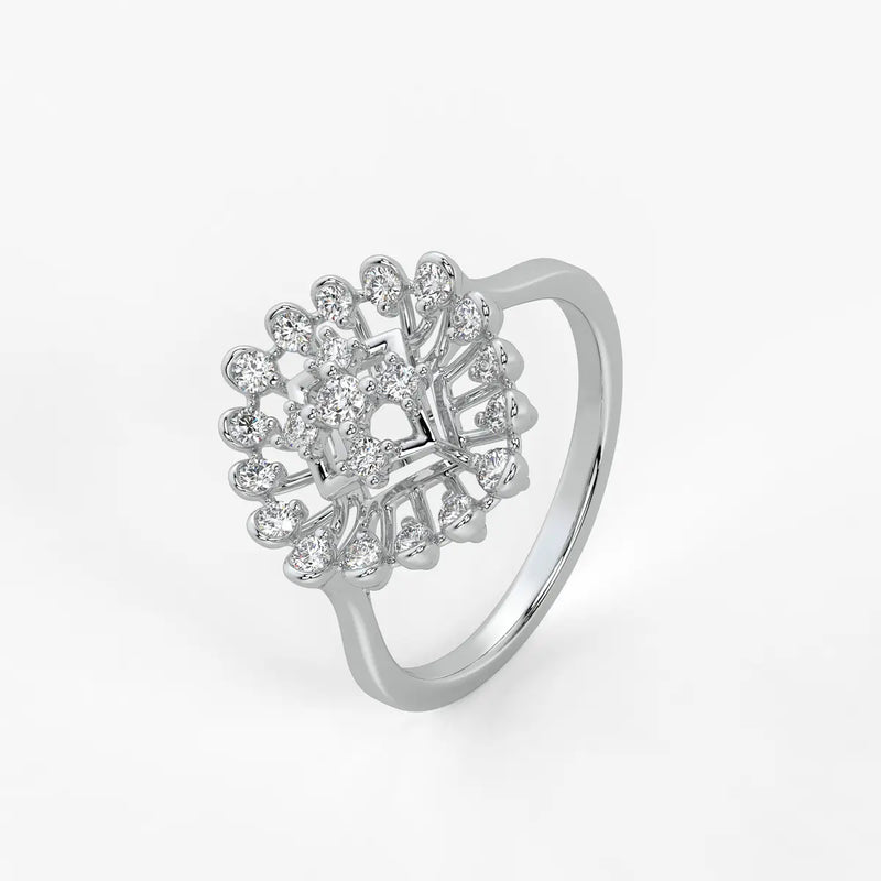 Aarohi Starburst Floral Ring
