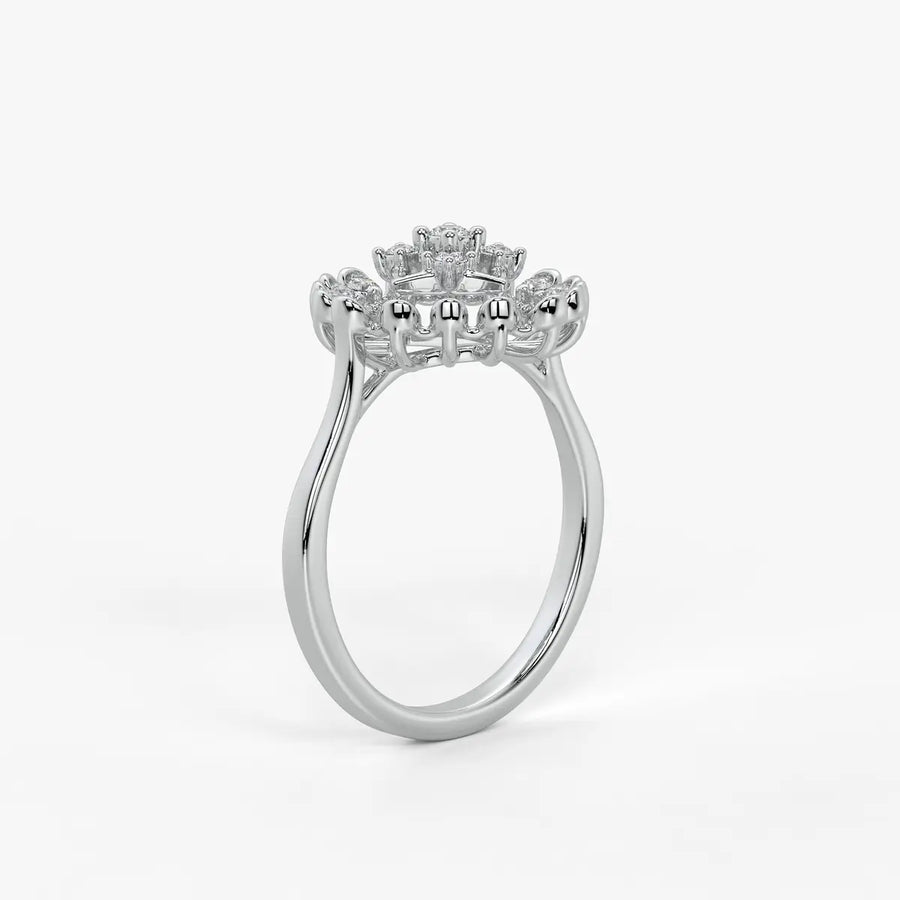 Aarohi Starburst Floral Ring