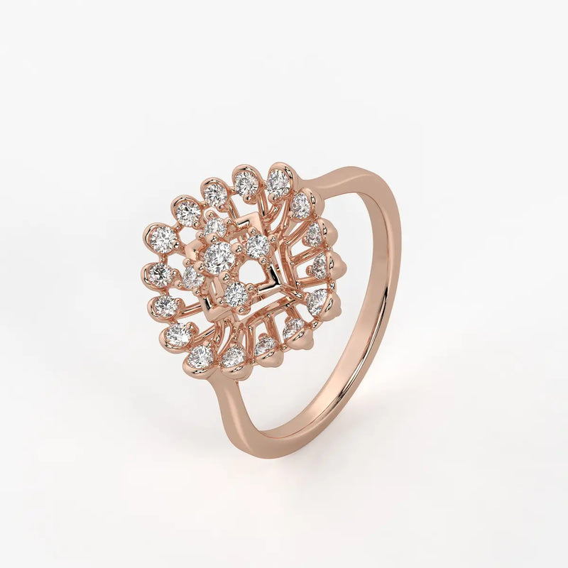 Aarohi Starburst Floral Ring
