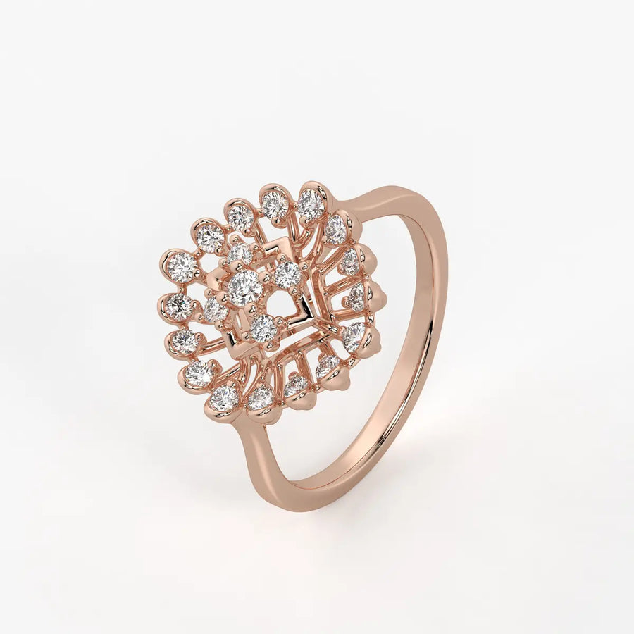 Aarohi Starburst Floral Ring