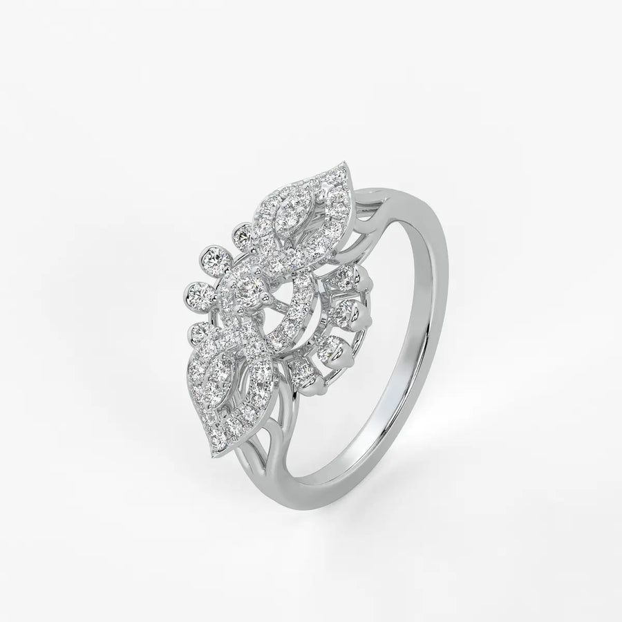 Celestara Radiant Infinity Bloom Ring