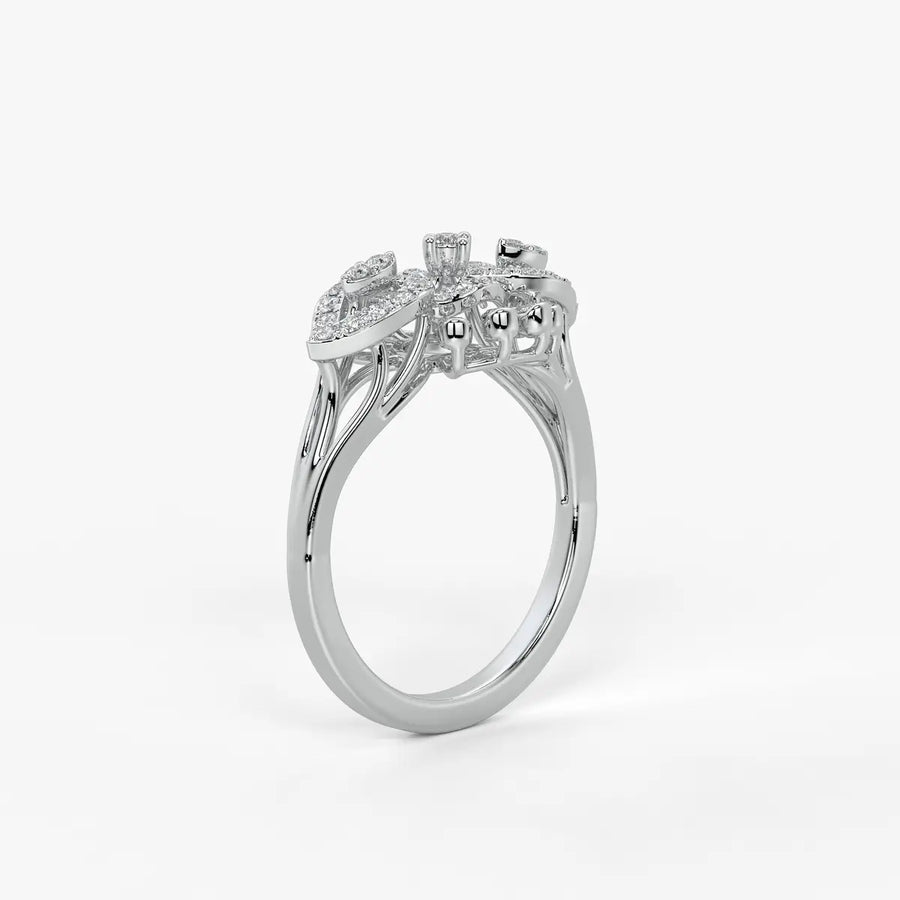 Celestara Radiant Infinity Bloom Ring