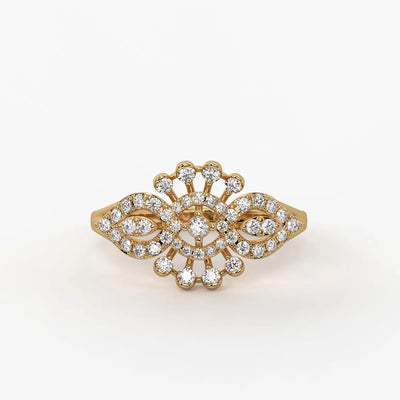 Celestara Radiant Infinity Bloom Ring