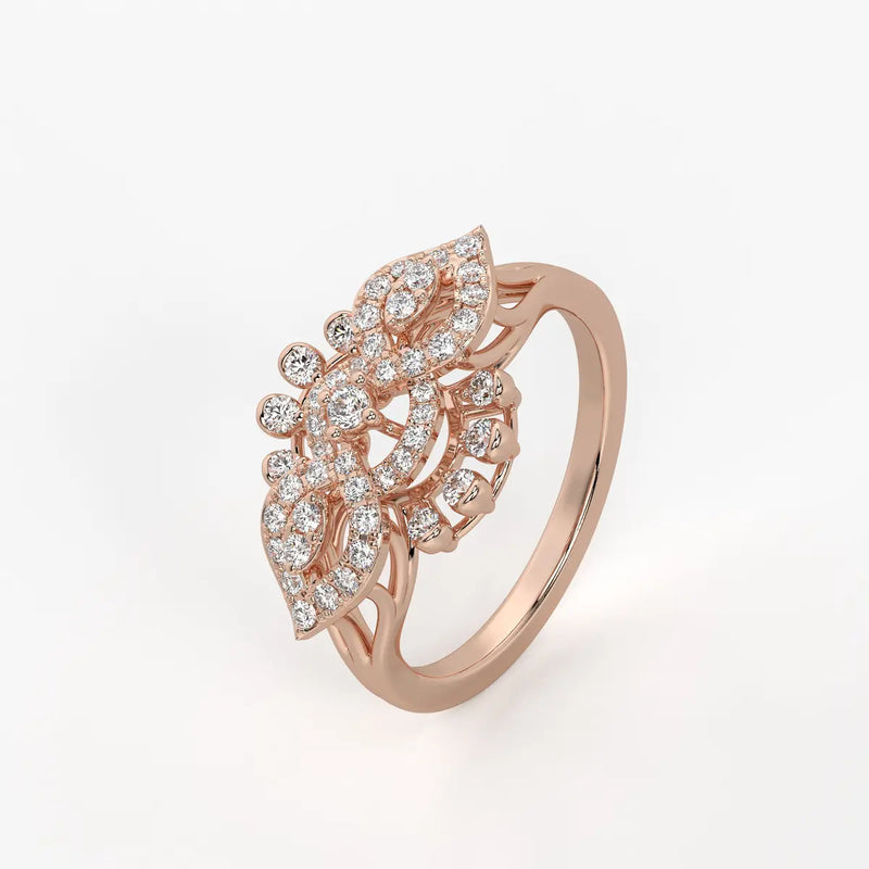 Celestara Radiant Infinity Bloom Ring