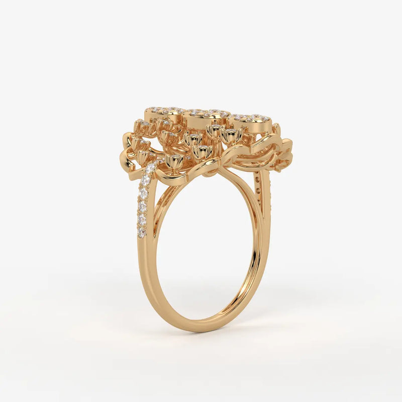 Aurex Haloform Diamond Ring