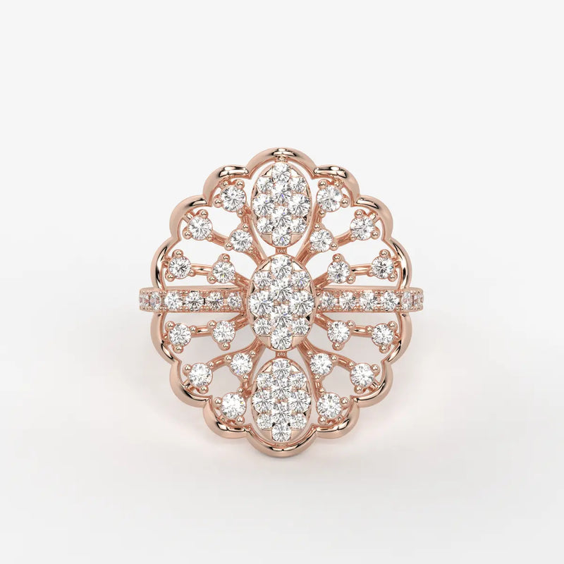 Aurex Haloform Diamond Ring