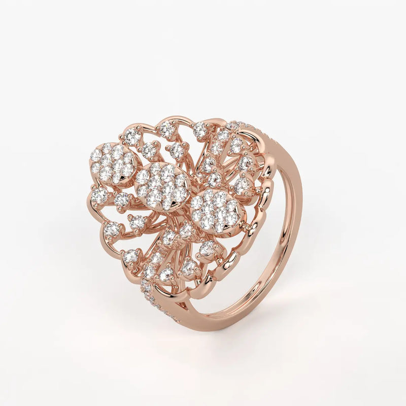Aurex Haloform Diamond Ring