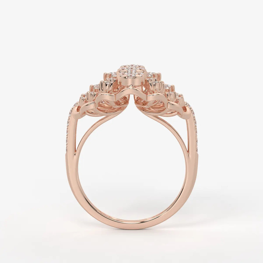 Aurex Haloform Diamond Ring