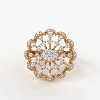 Sunlace Bloom Diamond Ring