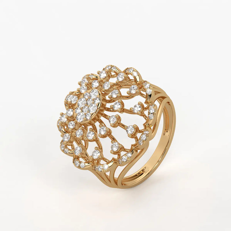 Sunlace Bloom Diamond Ring