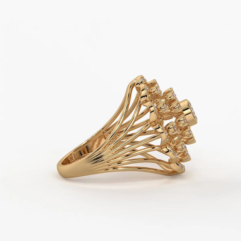 Sunlace Bloom Diamond Ring
