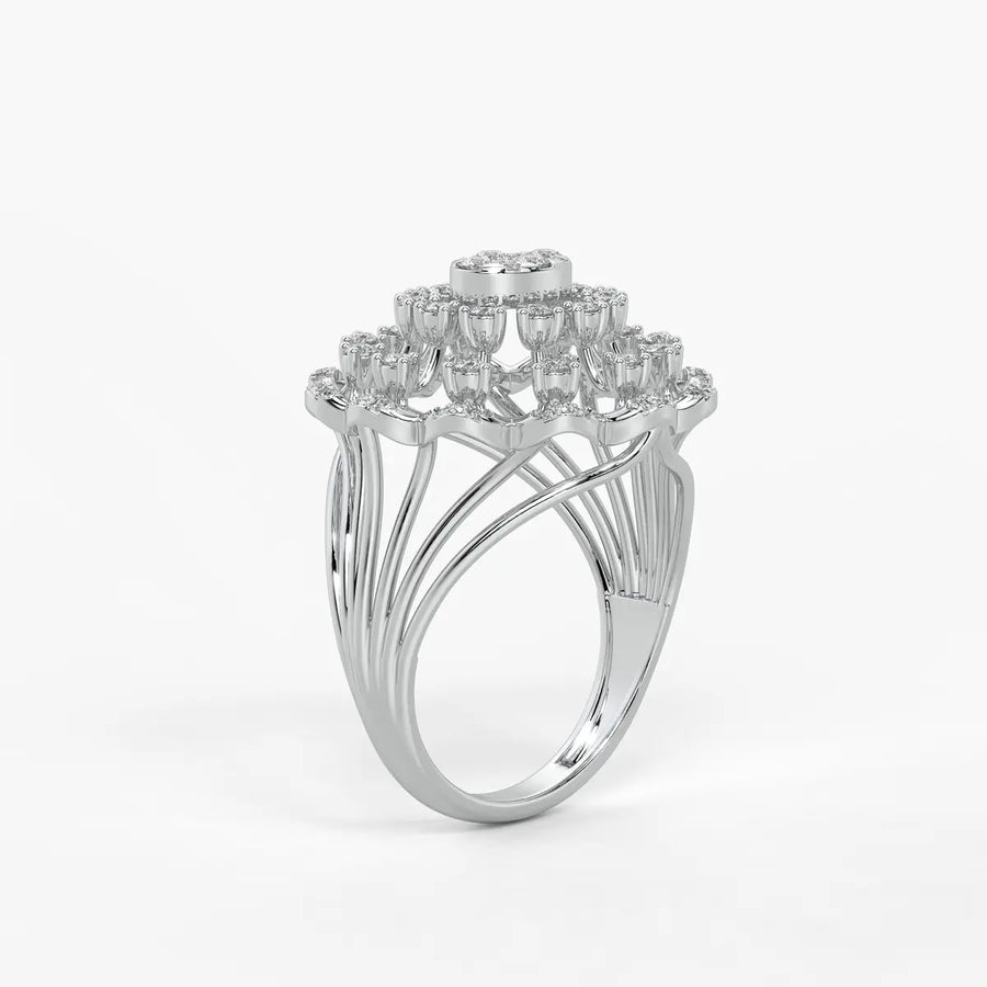 Sunlace Bloom Diamond Ring